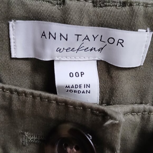 Petite Olive Green Khaki Pants - Picture 8 of 9